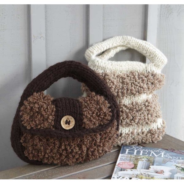 Strickanleitung - Gestrickte Tasche und Etui