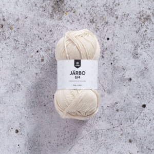 Järbo 8/4 50g - Ungebleicht Järbo 8/4 50g - Ungebleicht