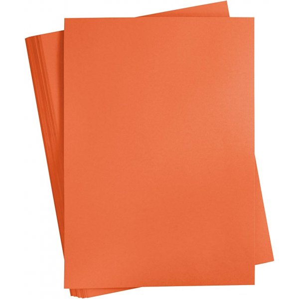 Farbiger Karton - Orange - A2 - 180 g - 100 Blatt