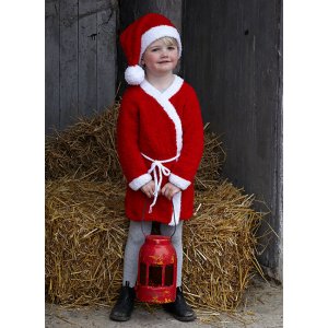 Strickmuster - Mantel und Kapuze des Weihnachtsmanns Strickmuster - Mantel und Kapuze des Weihnachtsmanns