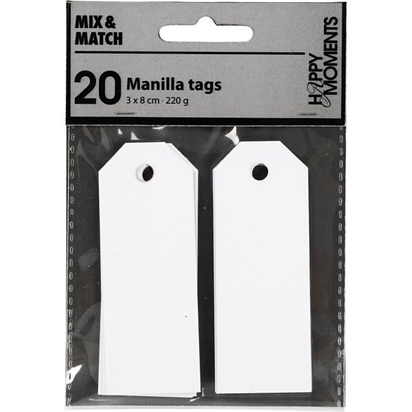 Manila-Marker - wei - 20 Stk
