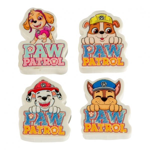 Paw Patrol - Radiergummi im 4er-Pack