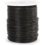 Lederband - Schwarz - 2 mm - 50 m