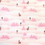 Gemusterter Jersey 145 cm - Winterland - Rosa Gemusterter Jersey 145 cm - Winterland - Rosa