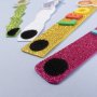 Klettband rund schwarz 20 mm 12 Sets selbstklebend