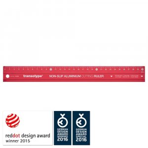 Aluminium-Lineal - Rot Aluminium-Lineal - Rot