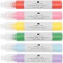 Lichtstift - RICO Design - Regenbootfarben - 6 Stk