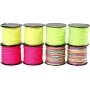 Krawattenschnur - Neongrn - Neonpink - Neongelb - Neonmix - 8 x 28 m
