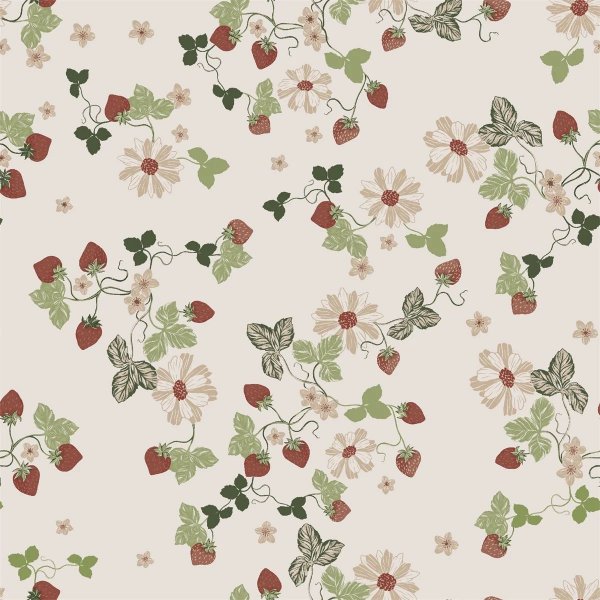 Plane PVC Erdbeeren klein