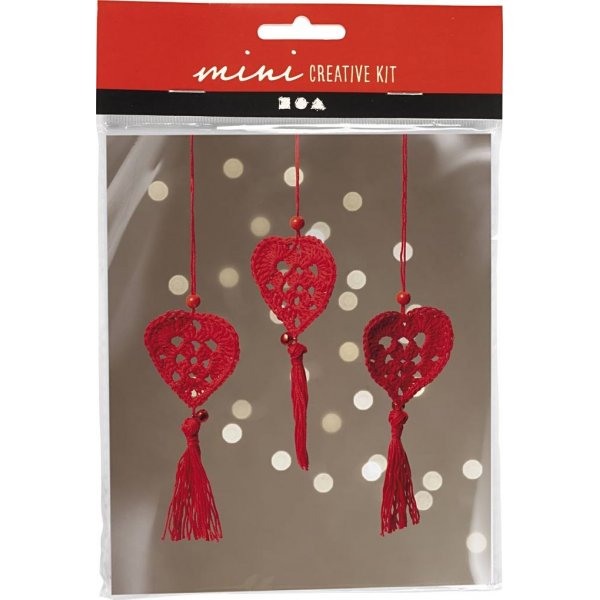 Mini DIY Kit Hkeln - Herzen