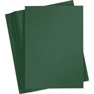 Farbiger Karton - dunkelgrün - A4 - 180 g - 100 Blatt Farbiger Karton - dunkelgrün - A4 - 180 g - 100 Blatt