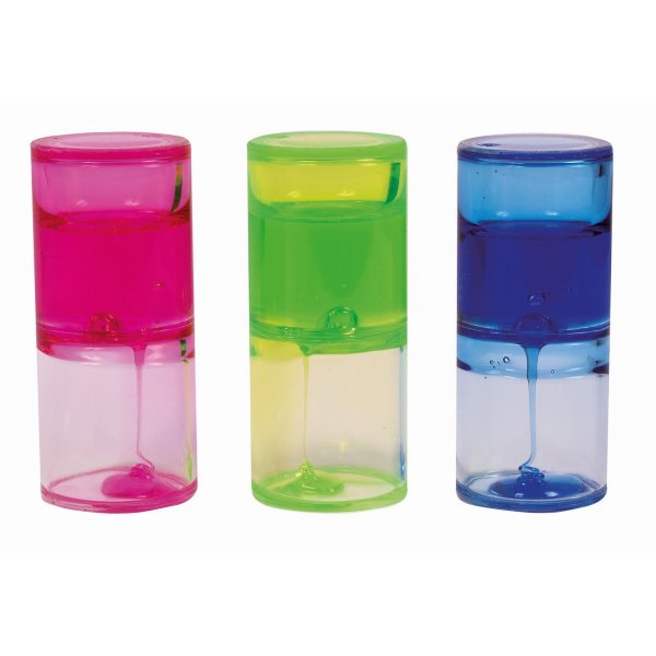 Flssige Sanduhr mit Gel 3 Stk