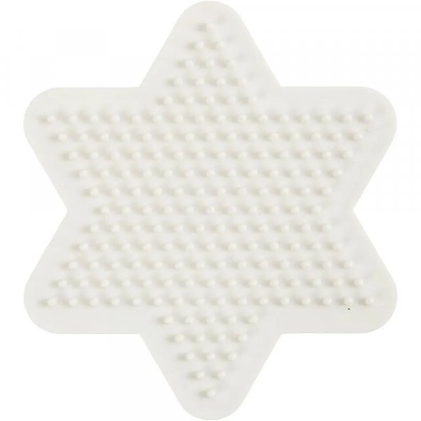 NABBI BioBeads Perlenplatte - Stern - 9,8x9,8 cm - 1 Stk