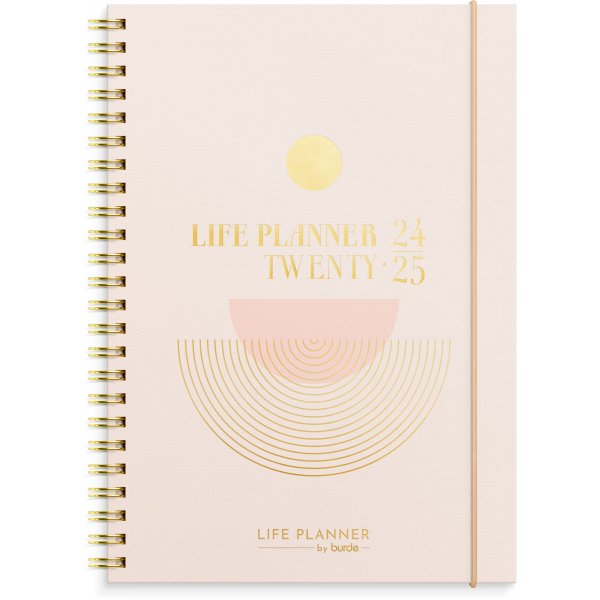 Kalender 24/25 - Lebensplaner Rosa A5