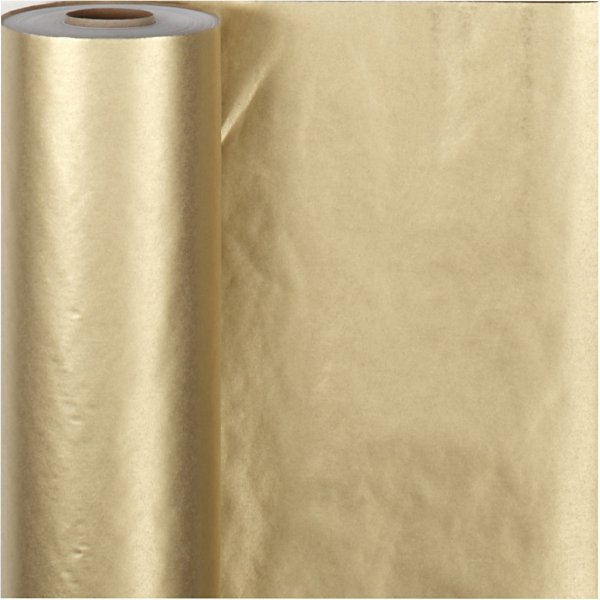 Geschenkpapier - Gold - 100 m Geschenkpapier - Gold - 100 m