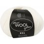 Wollgarn - gebrochenes Wei - 100 g