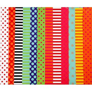 Glanzpapier - gemischte Farben - gemustert - 50 Blatt Glanzpapier - gemischte Farben - gemustert - 50 Blatt