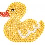 Perlenplttchen - klar - Teddybr - Auto - Rentier - Ente und Hase - JUMBO - 5 Stk