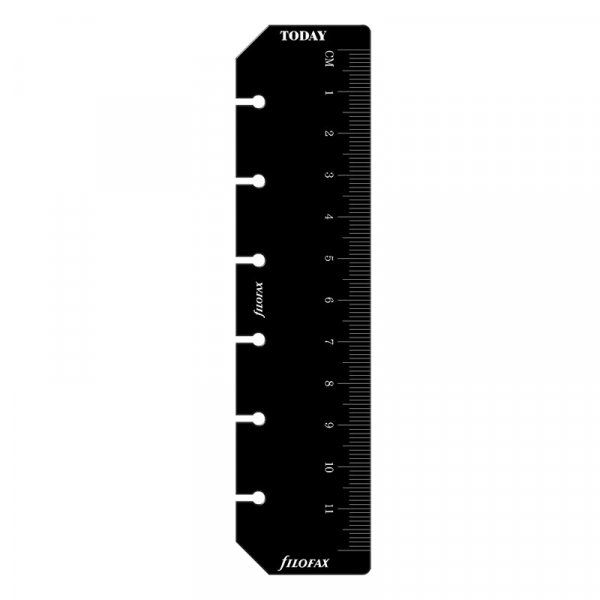 Lineal/Marker fr Filofax Pocket - Schwarz