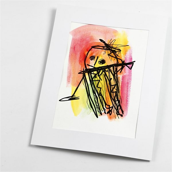 Passepartoutrahmen - wei - A3, A4, A5, A6 - 4 x 100 Stk