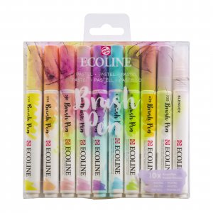 Ecoline Pinselstifte 10er-Pack - Pastell Ecoline Pinselstifte 10er-Pack - Pastell