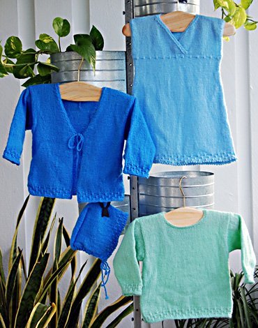 Strickmuster - Strukturiertes Strickkleid, Strickjacke, Pullover und Mtze