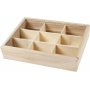 Box mit Fchern und Schutzdeckel