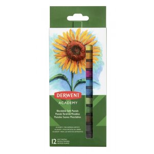 Derwent Soft Pastels - 12 Buntstifte Derwent Soft Pastels - 12 Buntstifte