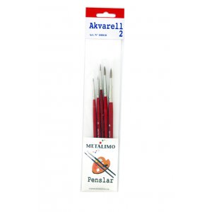 Pinselset - Aquarell Nr.2 (5 Stück) Pinselset - Aquarell Nr.2 (5 Stück)