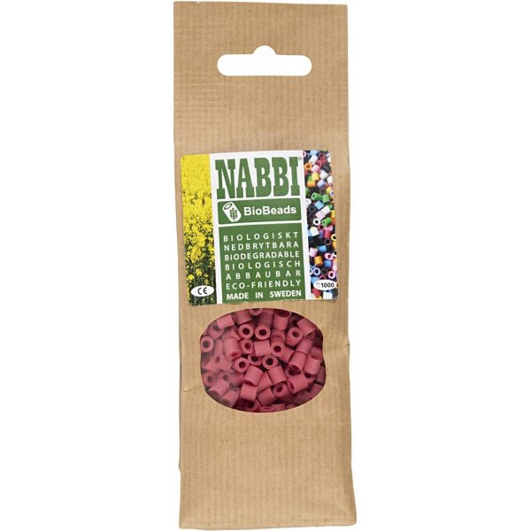NABBI BioBeads - rot - mittel - 1000 Stk