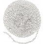 Kette - versilbert - 2 m