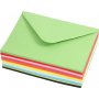Umschlag - gemischte Farben - 11,5 x 16 cm - 10 x 10 Stk