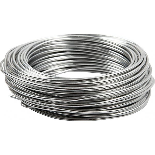 Aluminiumdraht - 3 mm - Silber - 29 m