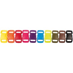 Klickschnalle 11 mm gemischte Farben 10 Stk Klickschnalle 11 mm gemischte Farben 10 Stk