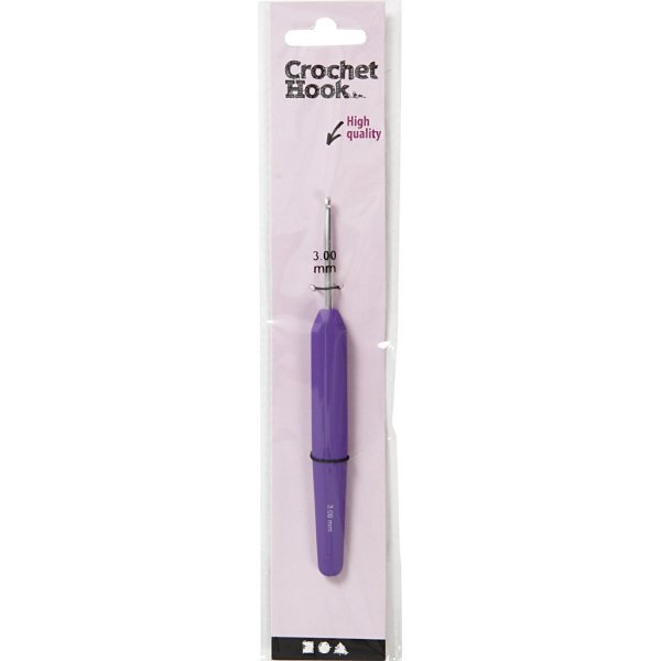 Hkelnadel - lila - Nr. 3