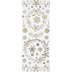 Aufkleber - Gold - Weihnachtssterne Aufkleber - Gold - Weihnachtssterne