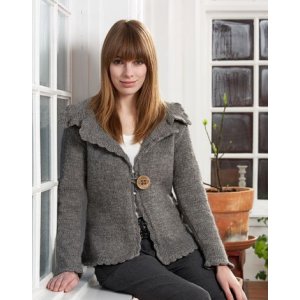 Häkelanleitung - Strickjacke mit Häkelkanten Häkelanleitung - Strickjacke mit Häkelkanten