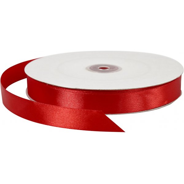 Satinband - Rot - B20 mm - 100 m Satinband - Rot - B20 mm - 100 m
