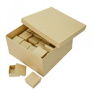 Ladendisplay aus Esche 23,5 x 23,5 x 12 cm - 51 Teile quadratisch Ladendisplay aus Esche 23,5 x 23,5 x 12 cm - 51 Teile quadratisch