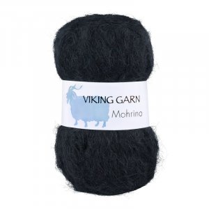 Wikingergarn Mohrino 50g - Schwarz (503) Wikingergarn Mohrino 50g - Schwarz (503)