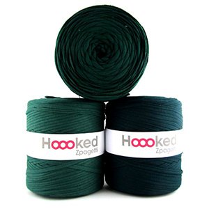 Zpagetti-Garn 900g - Dunkelgrüne Farbtöne Zpagetti-Garn 900g - Dunkelgrüne Farbtöne