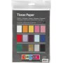 Seidenpapier - gemischte Farben - 50 x 70 cm - 14 g - 15 x 2 Blatt