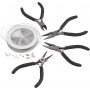Schmuck-Starterset mit Werkzeugen - versilbert