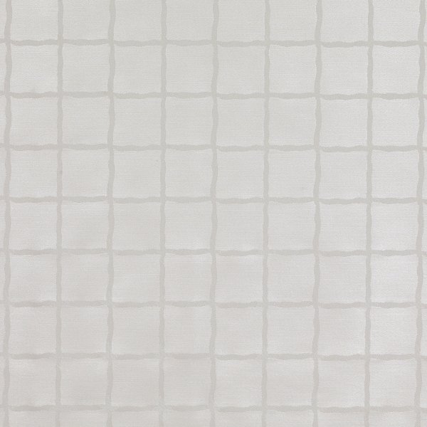 Wachstuch, PVC, geprgter Rahmen - Wei