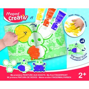 Kinderset - Maped - Mein erstes Fingermalset (2+ Jahre) Tiermotiv Kinderset - Maped - Mein erstes Fingermalset (2+ Jahre) Tiermotiv
