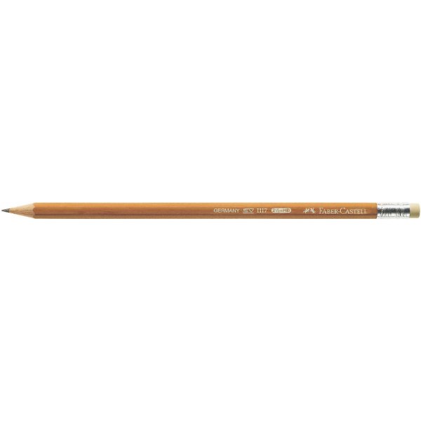 Bleistift Naturfarben 1117 - HB mit Radierspitze
