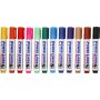 Whiteboardmarker 4 mm - Gemischte Farben - 12 Stk
