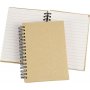 Notizbuch mit Spirale - braun - A6