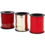 Geschenkkordel - Gold - Rot - Rot - 3 x 15 m