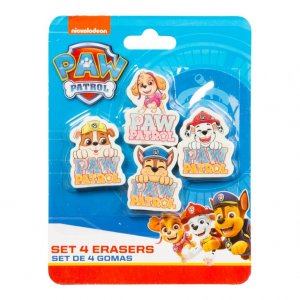 Paw Patrol - Radiergummi im 4er-Pack Paw Patrol - Radiergummi im 4er-Pack